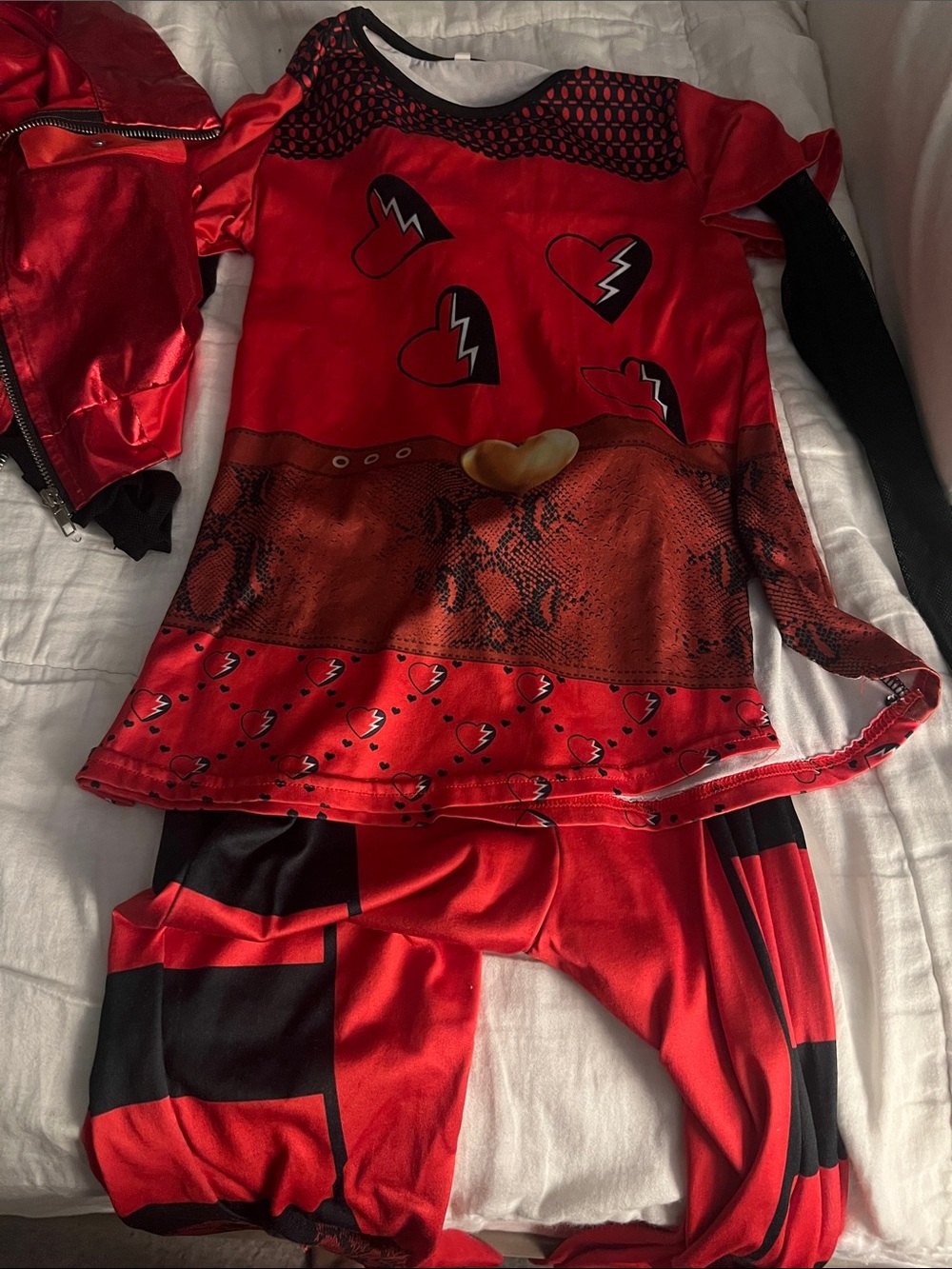 Kids Red from Descendants Costume Set